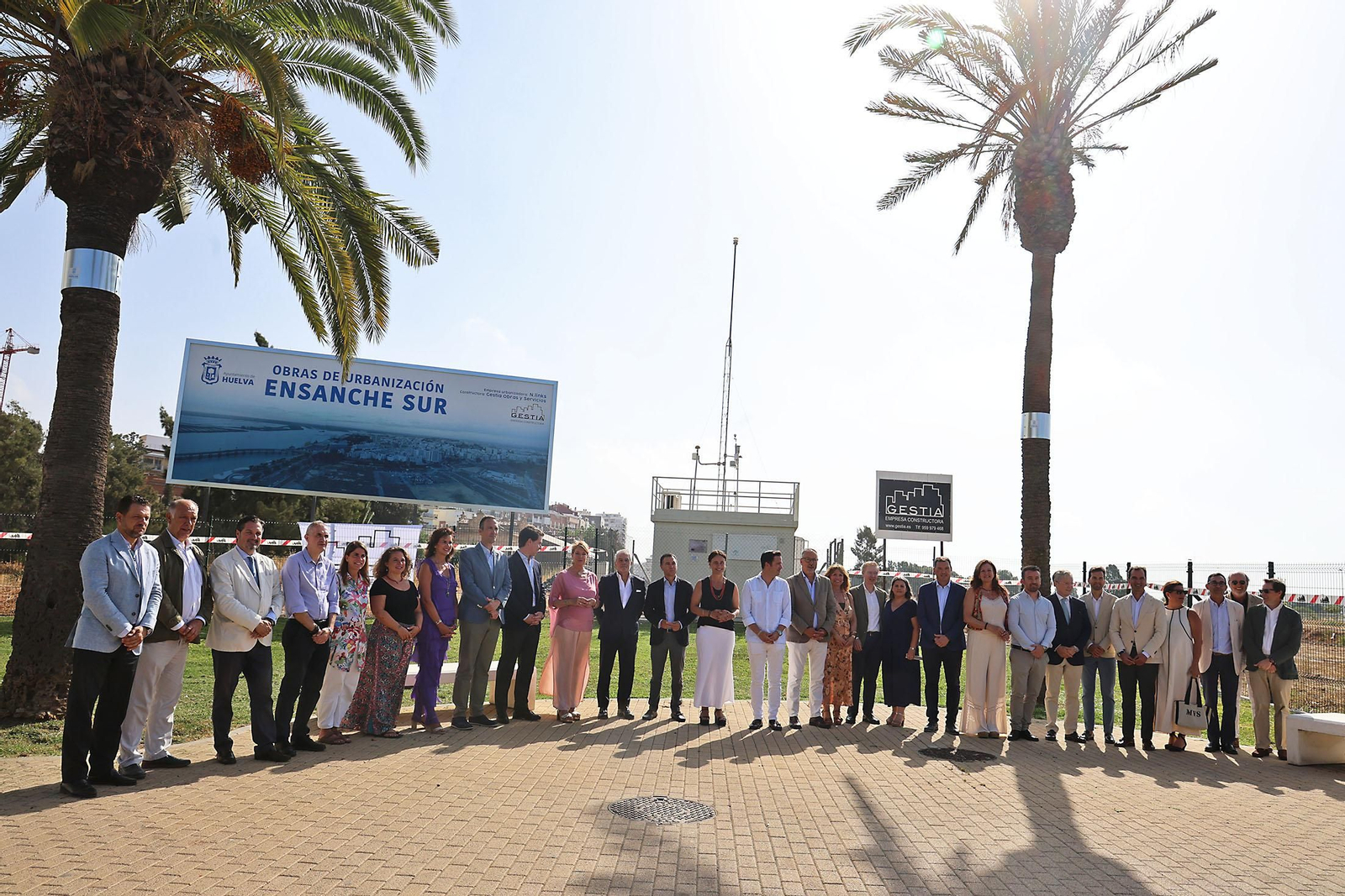 Imágenes del inicio de las obras de urbanización del Ensanche Sur