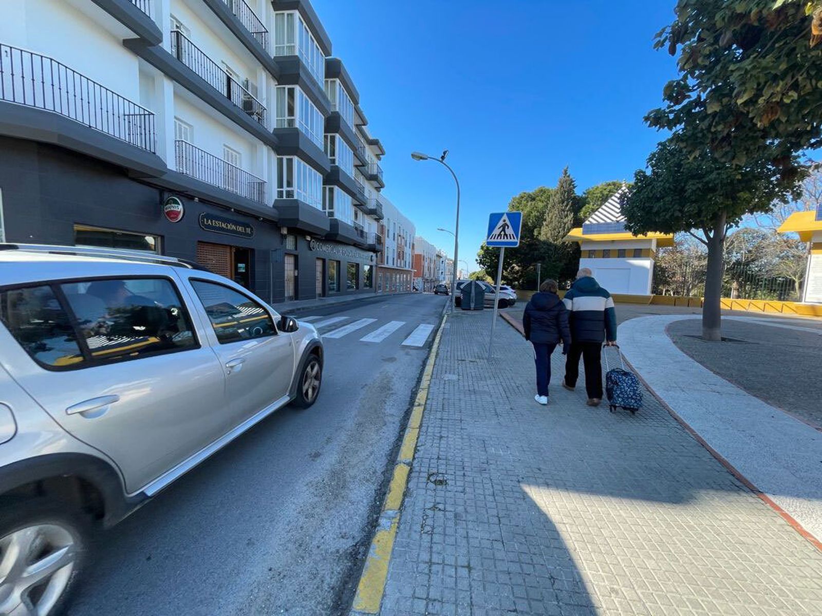 Calle en la que los populares piden que se adopten medidas para reducir la velocidad de los vehículos.