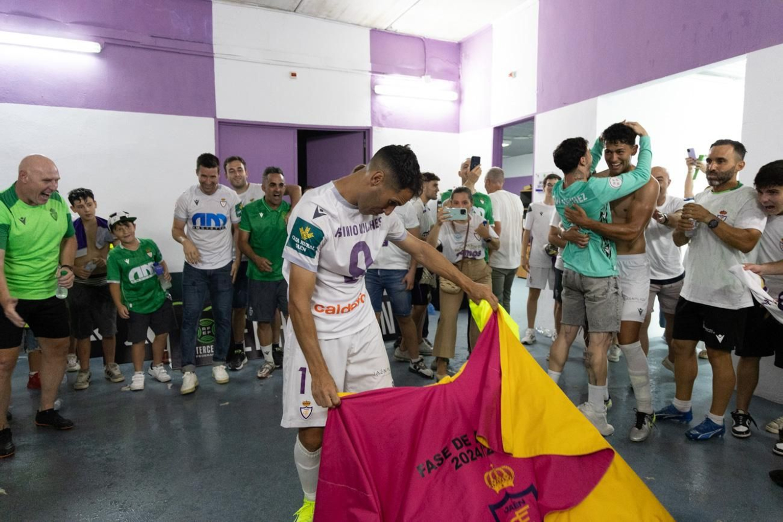 La celebración del Real Jaén.