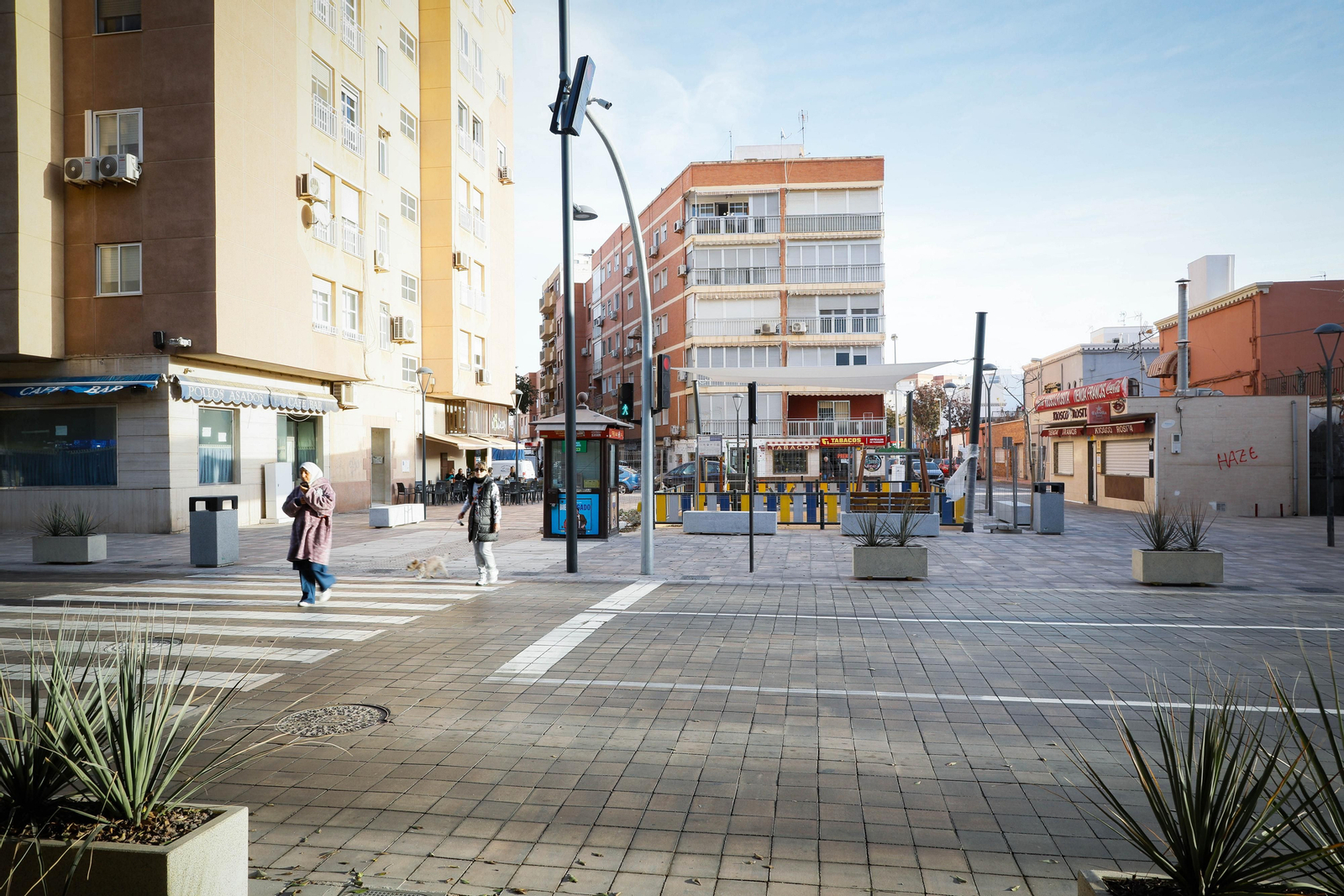 Imágenes de las calles en obras