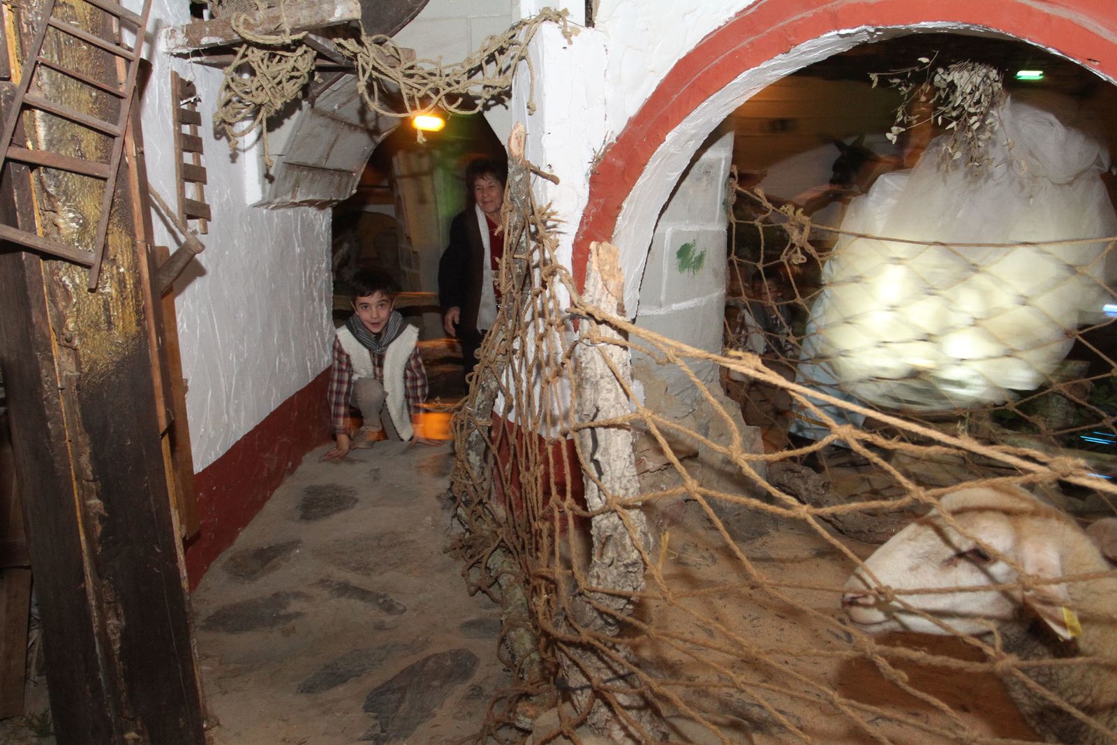 Imágenes de la inauguración del Belén viviente de Beas