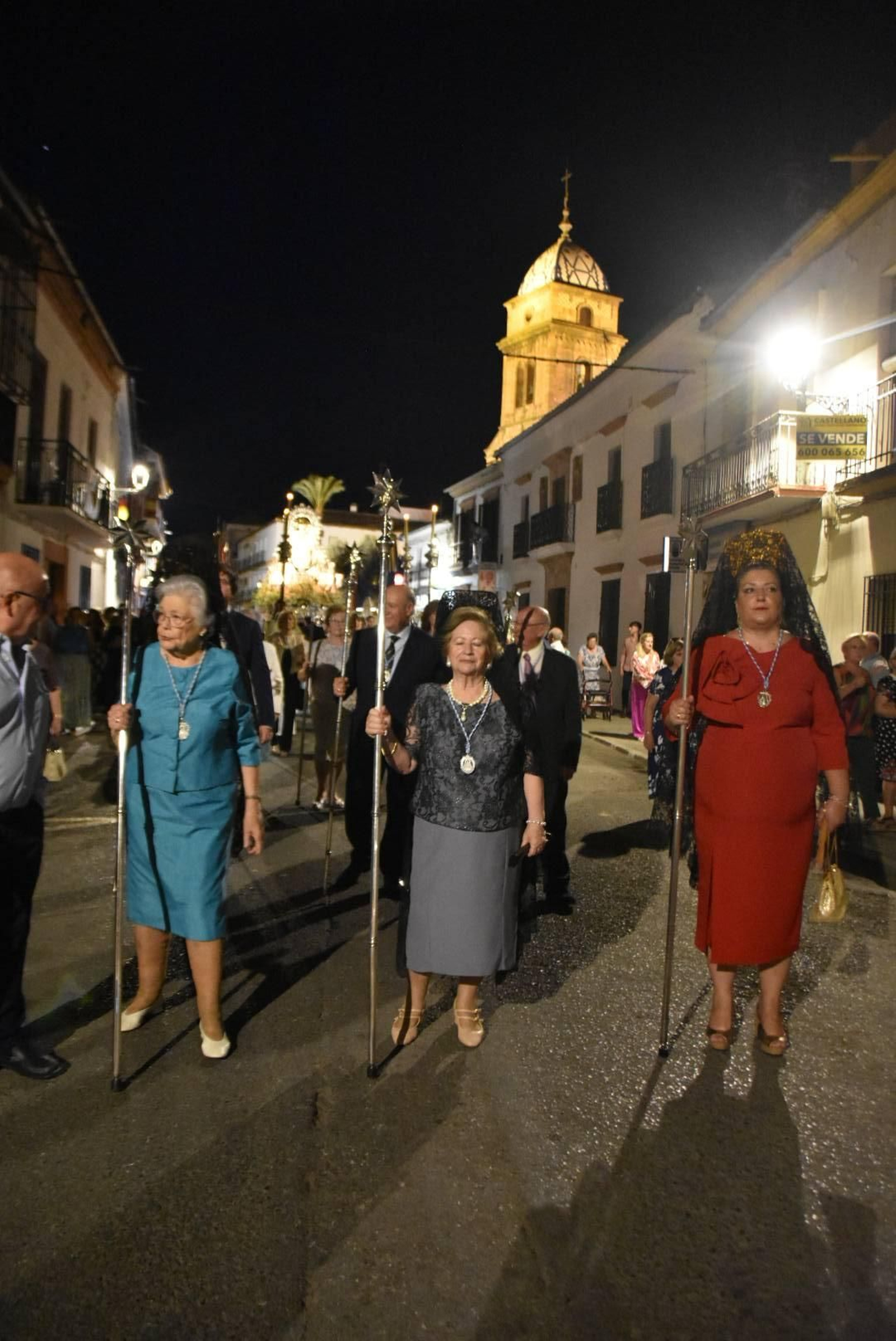 Procesión de la Virgen de la Estrella en Villa del Río.