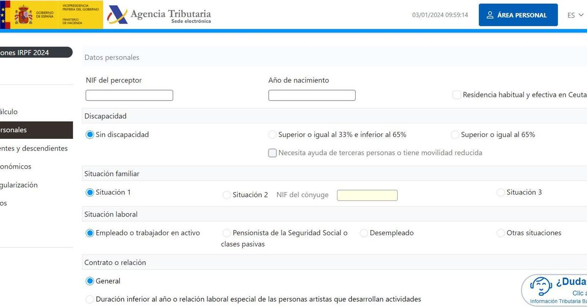 La calculadora de Hacienda que te permite conocer el IRPF de tu nómina