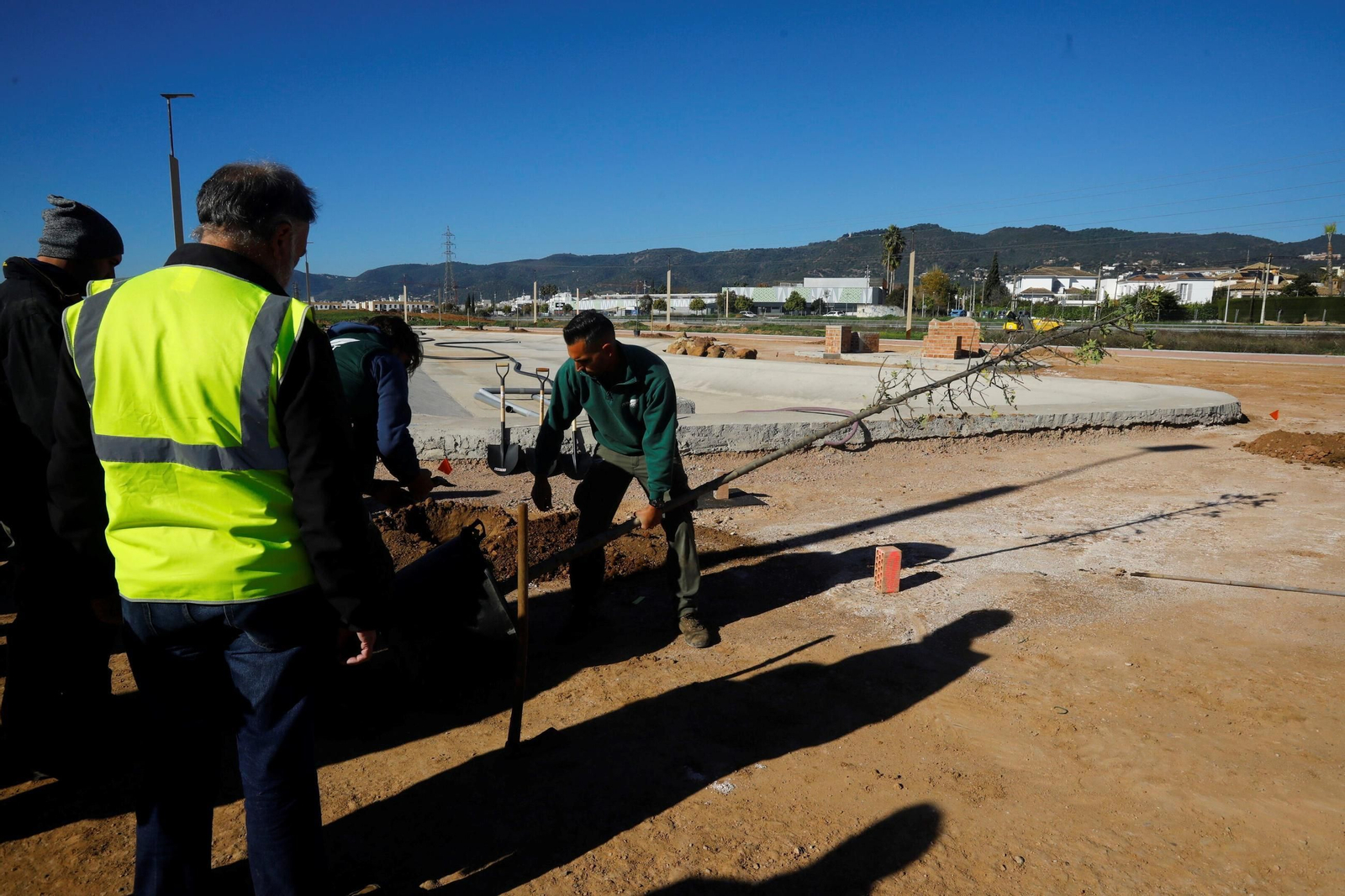 Así avanzan las obras del nuevo parque de la Arruzafilla, en imágenes