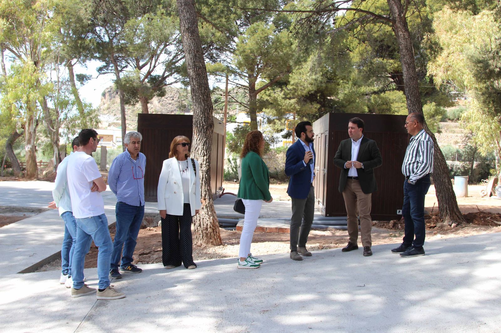 Visita a la zona de las actuaciones.