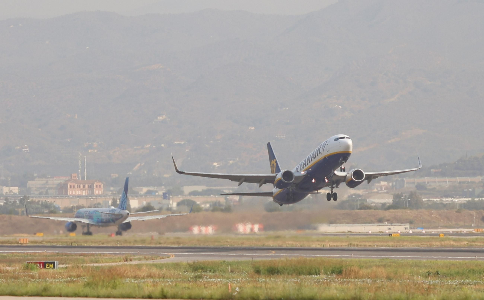 Un avión de Ryanair.