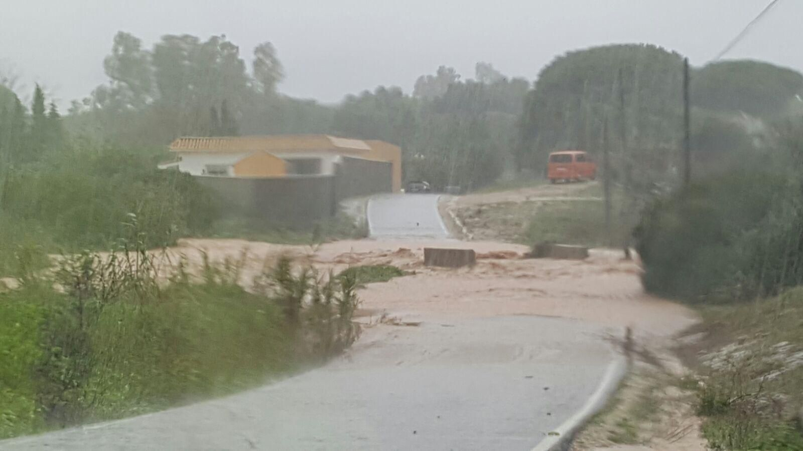 Imágenes del temporal en la provincia de Cádiz