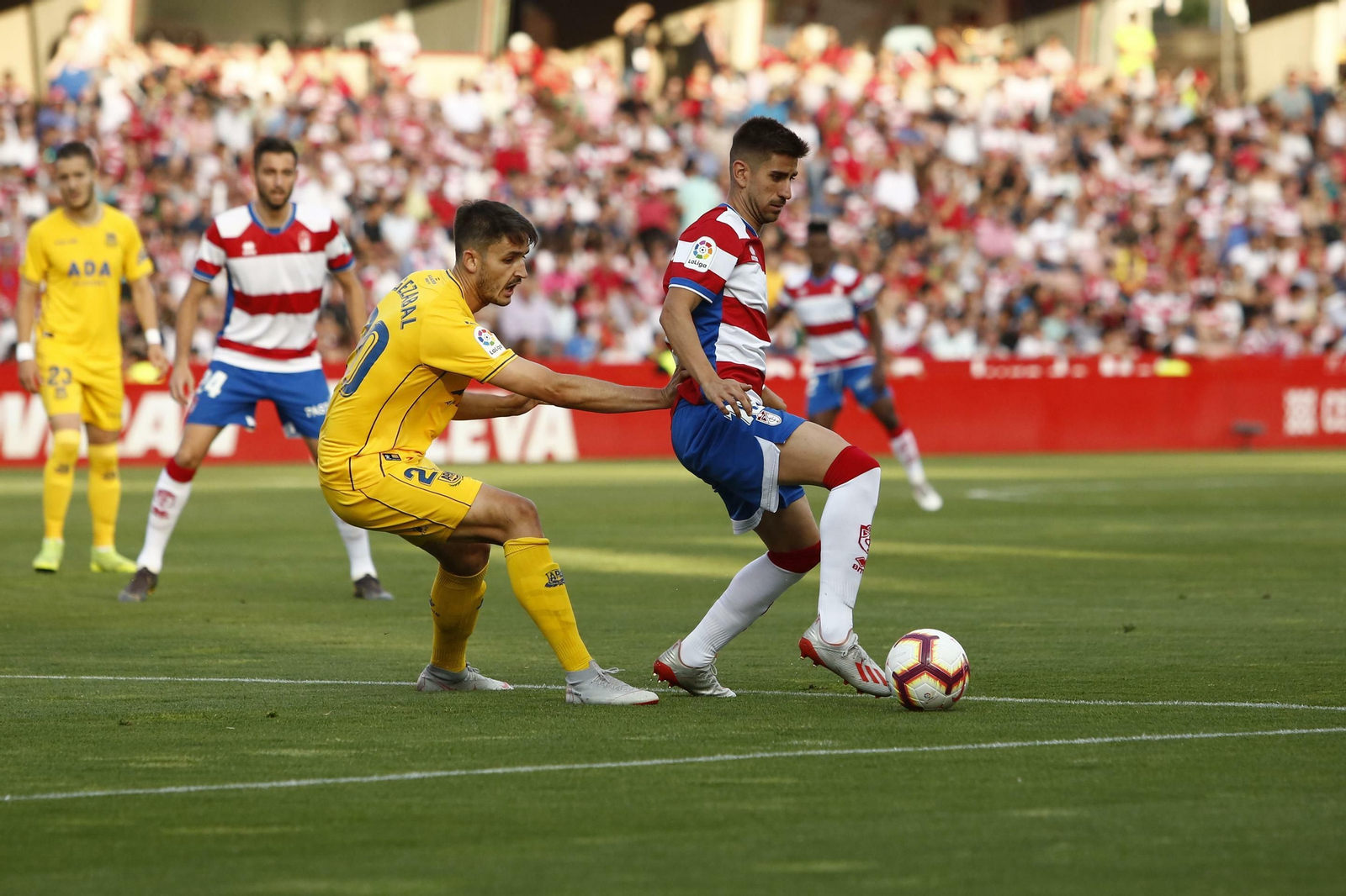 Dani Ojeda jugó como referencia ofensiva el pasado sábado.