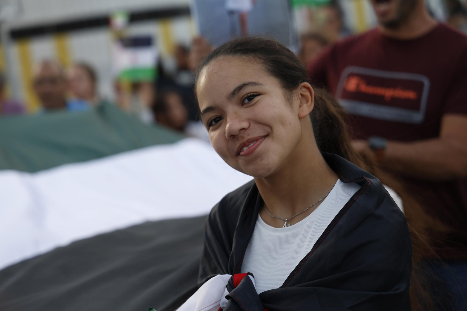 Las fotos de la marcha de apoyo a Palestina en Algeciras
