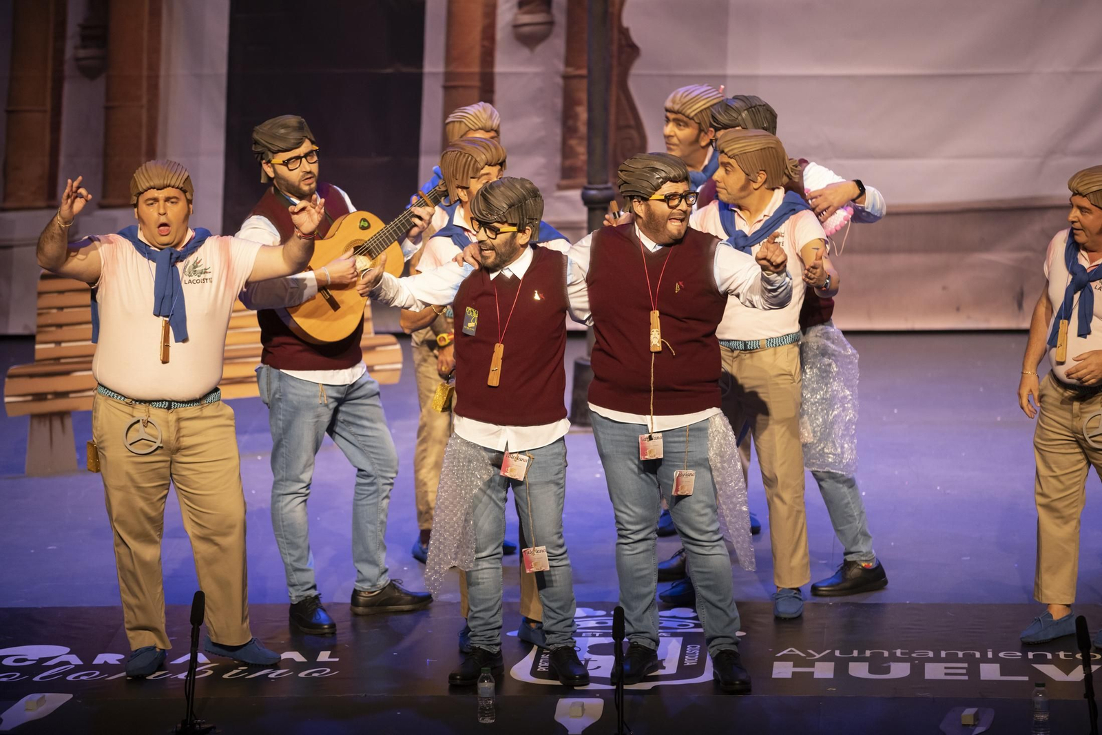 La última jornada de semifinales del Carnaval de Huelva, en imágenes