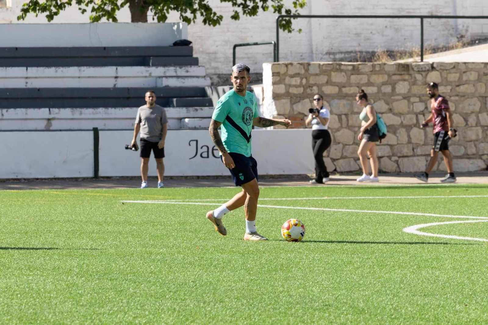 El primer entrenamiento del Real Jaén de la temporada 2025-26