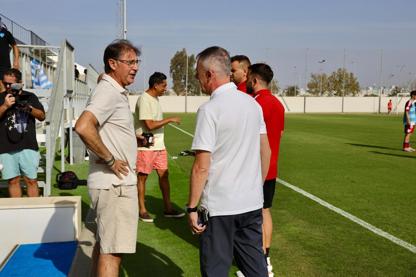 Las fotos del histórico primer partido oficial en La Academia del Málaga CF