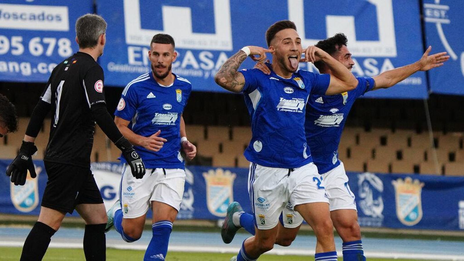 Cascajo, el hombre gol del Xerez CD esta temporada junto a Álvaro Rey.