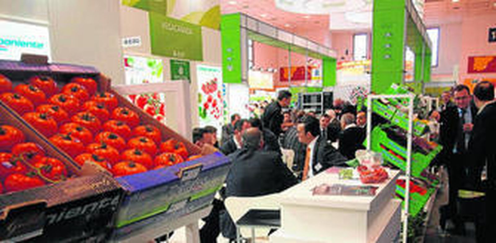 La feria alemana de Berlín, punto de encuentro cada año del sector agrícola almeriense con clientes internacionales.