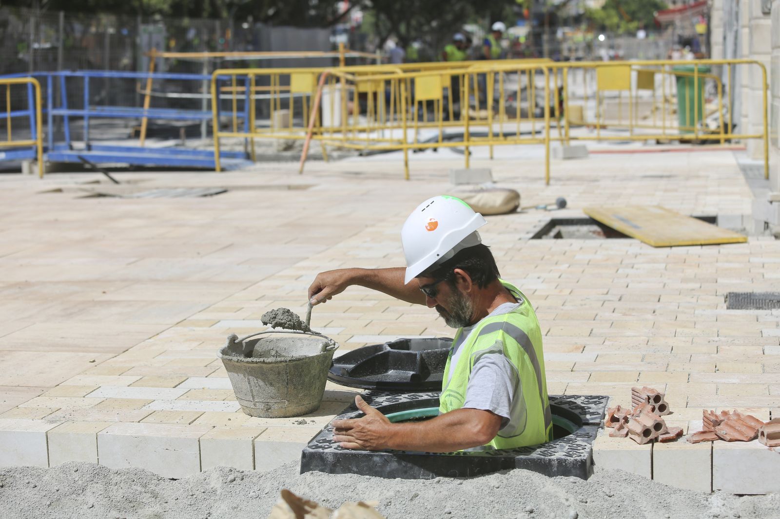Las fotos de la peatonalización de la Alameda Principal de Málaga