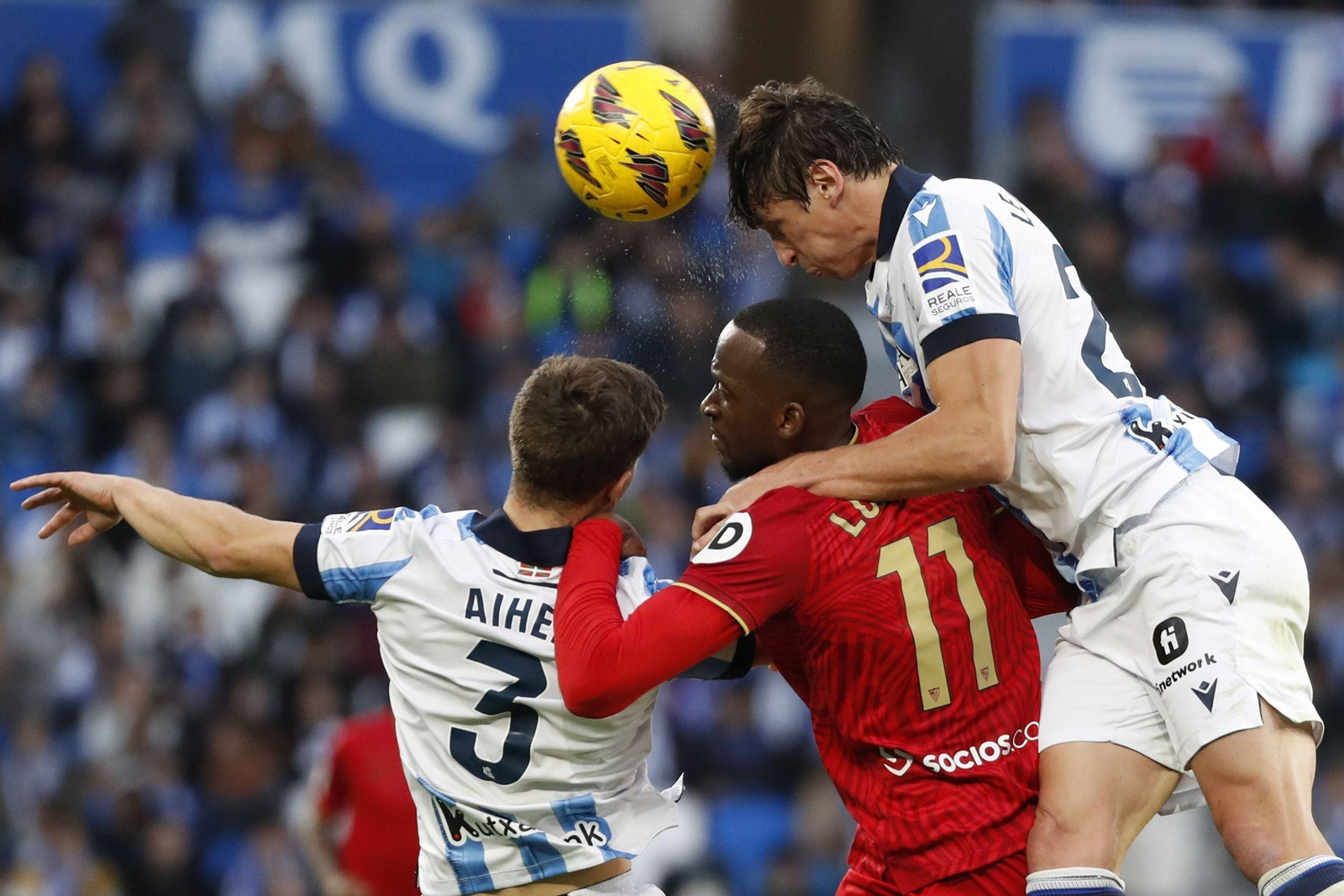 Las fotos del Real Sociedad-Sevilla de Liga