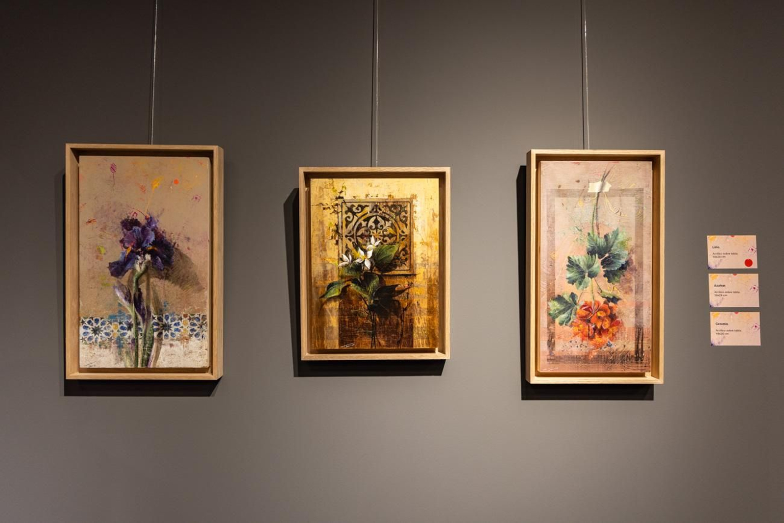 Inauguración de la exposición 'Materia común', de los pintores Paco y Alberto Carrillo