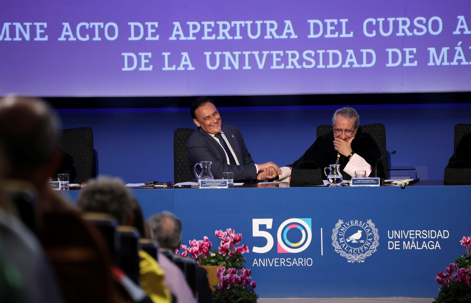 Apertura oficial del curso en la Universidad de Málaga en imágenes