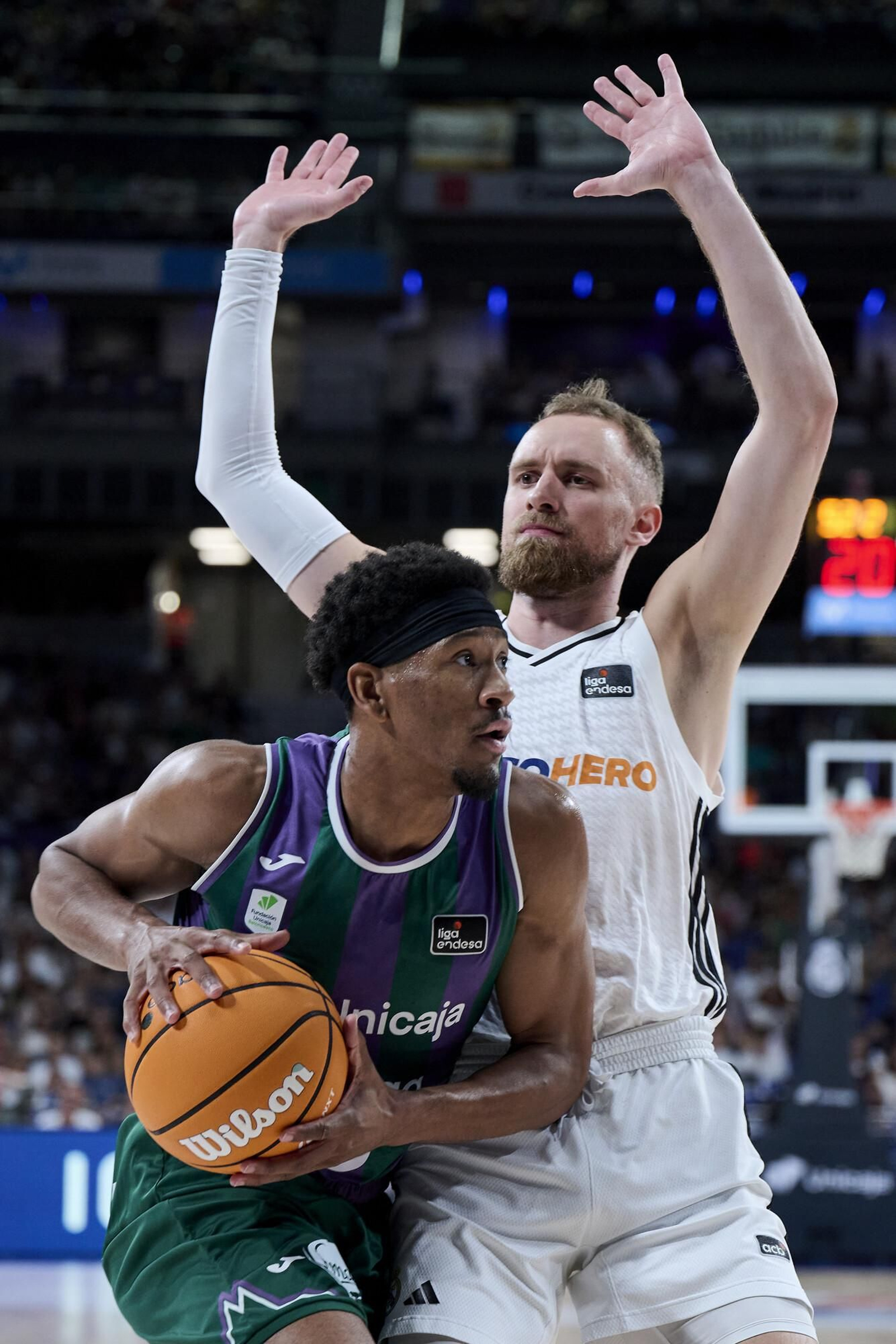El Real Madrid-Unicaja en fotos