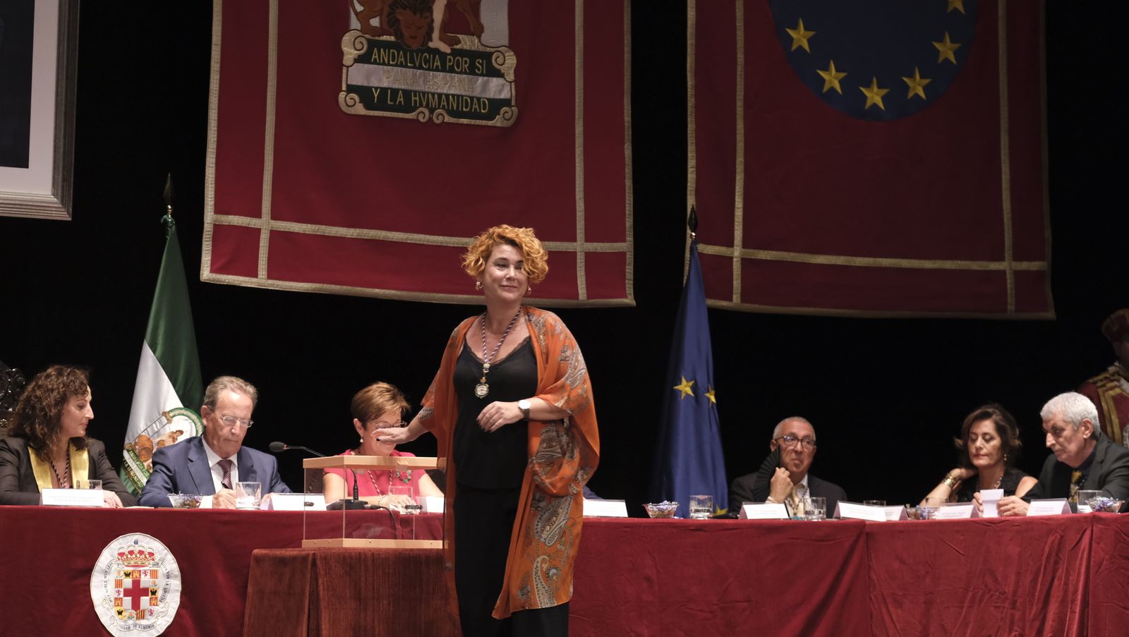 Imágenes de la investidura como Alcaldesa de Almería, de María del Mar Vázquez Agüero