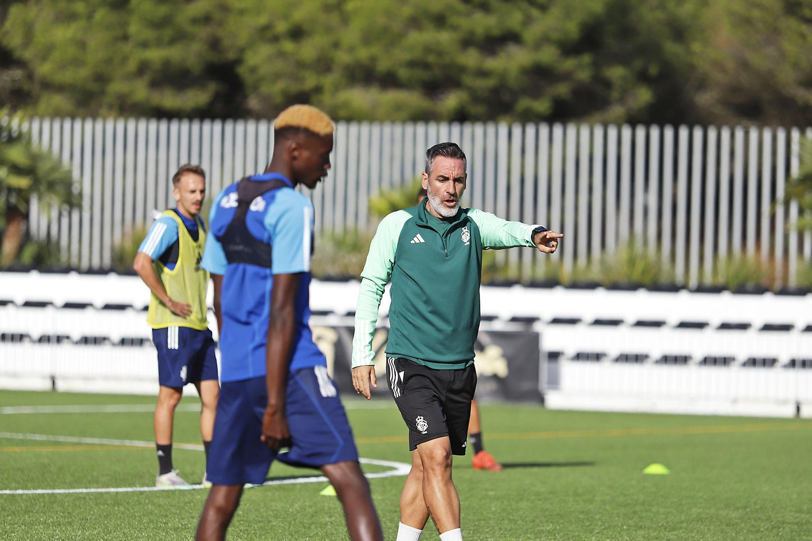 Imágenes del entrenamiento del Recreativo de Huelva