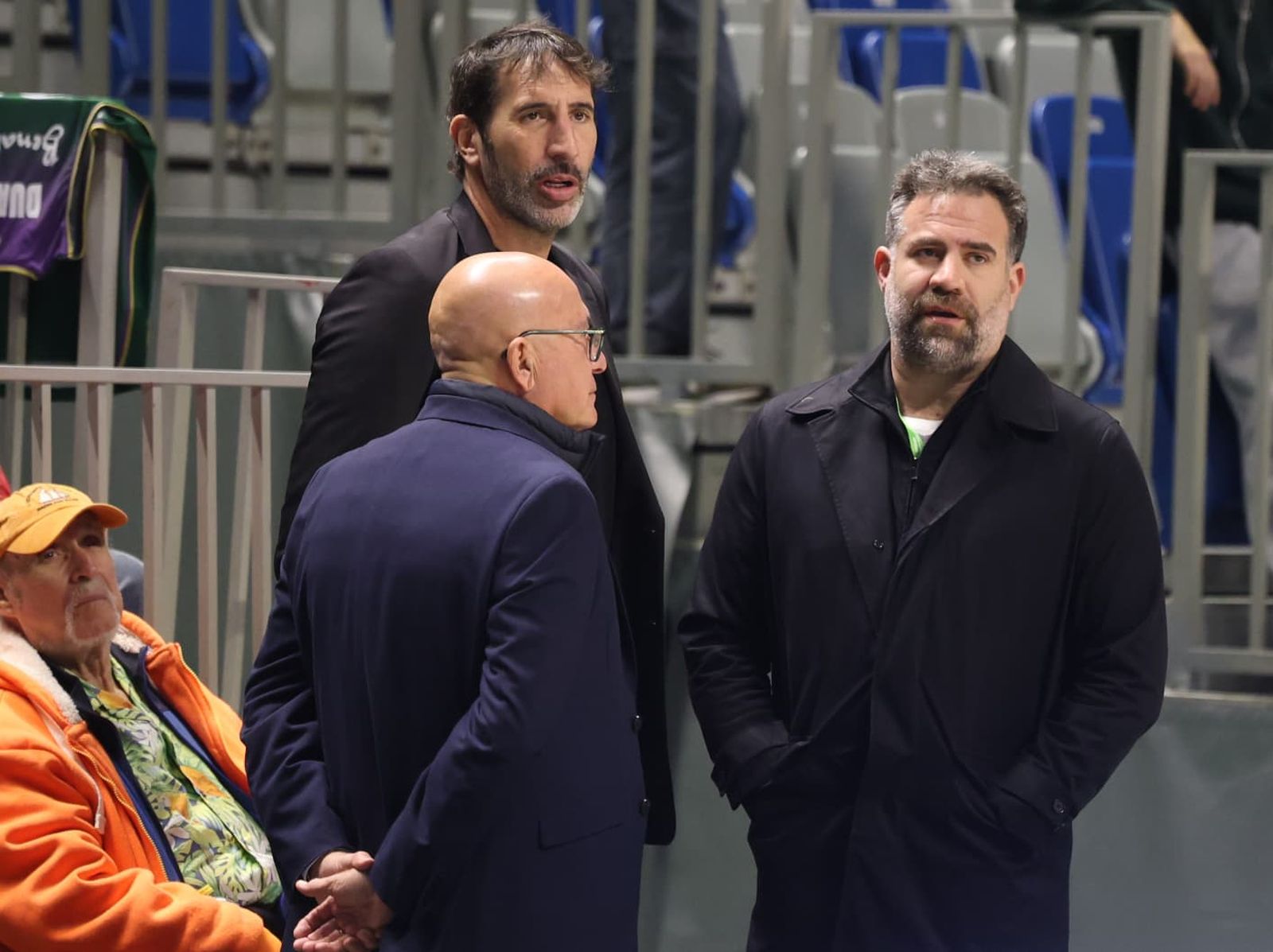 Álex Mumbrú, seleccionador de Alemania, presente en el Unicaja-Wurzburg