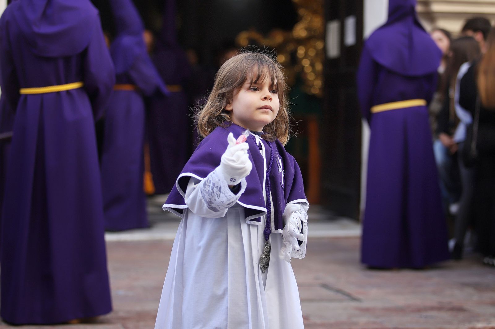 La Hermandad El Nazareno en la madrugá de la Semana Santa de Huelva 2023, en imágenes