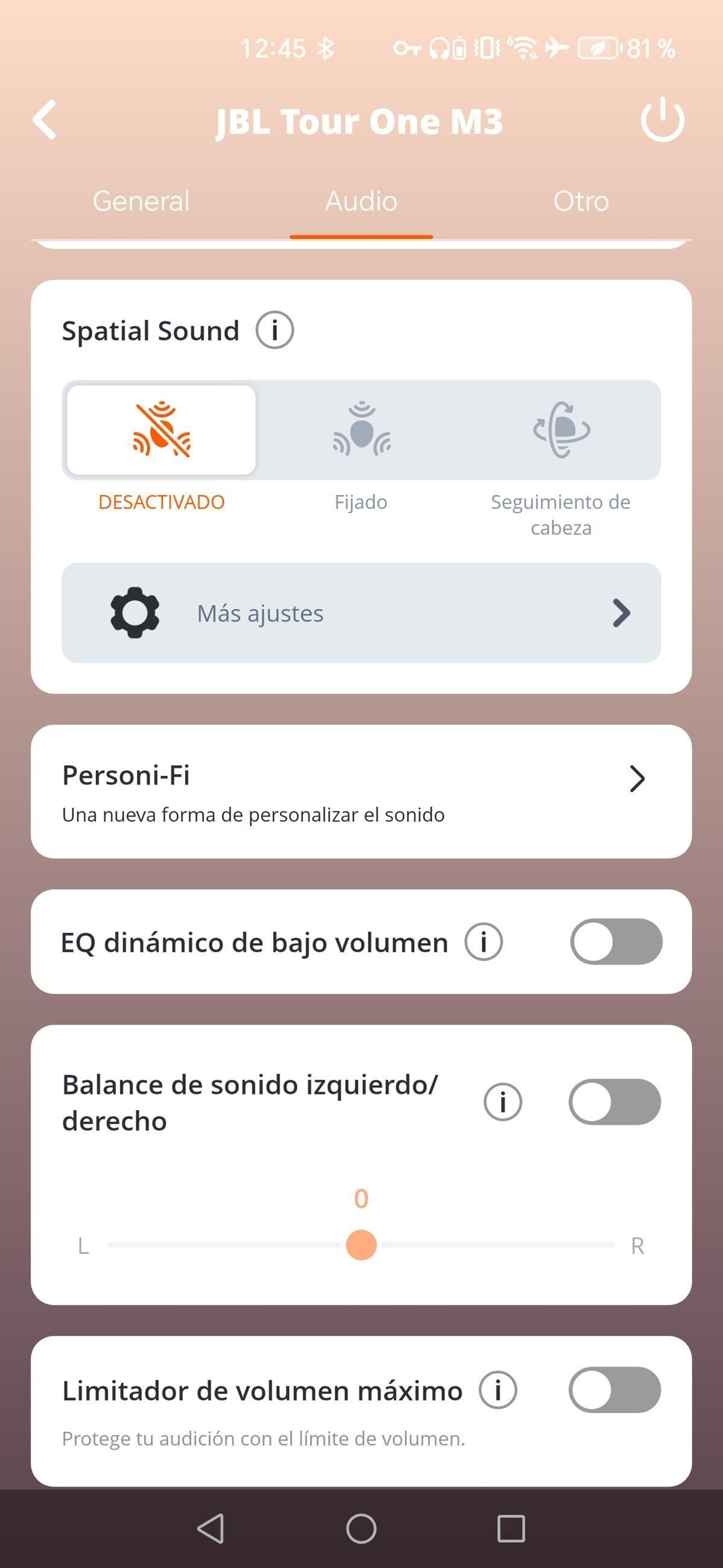 Auriculares JBL Tour One M3 - App JBL Headphones