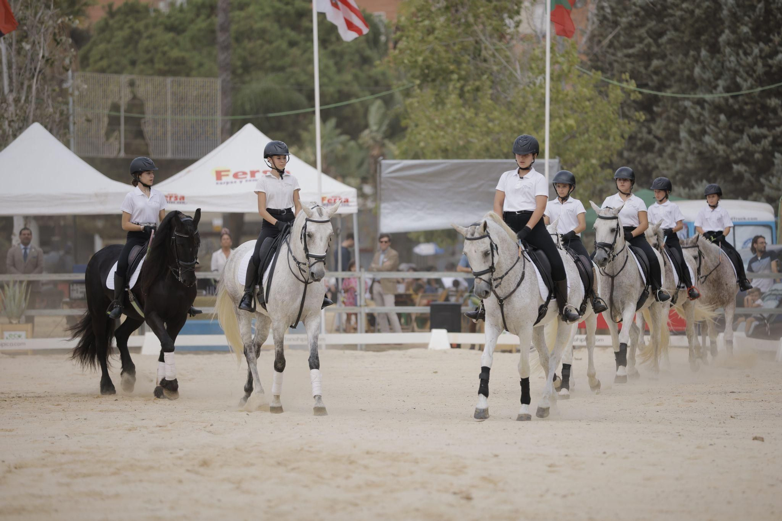 Feria del Caballo 2023: Así han sido las exhibiciones de las escuelas hípicas de Huelva