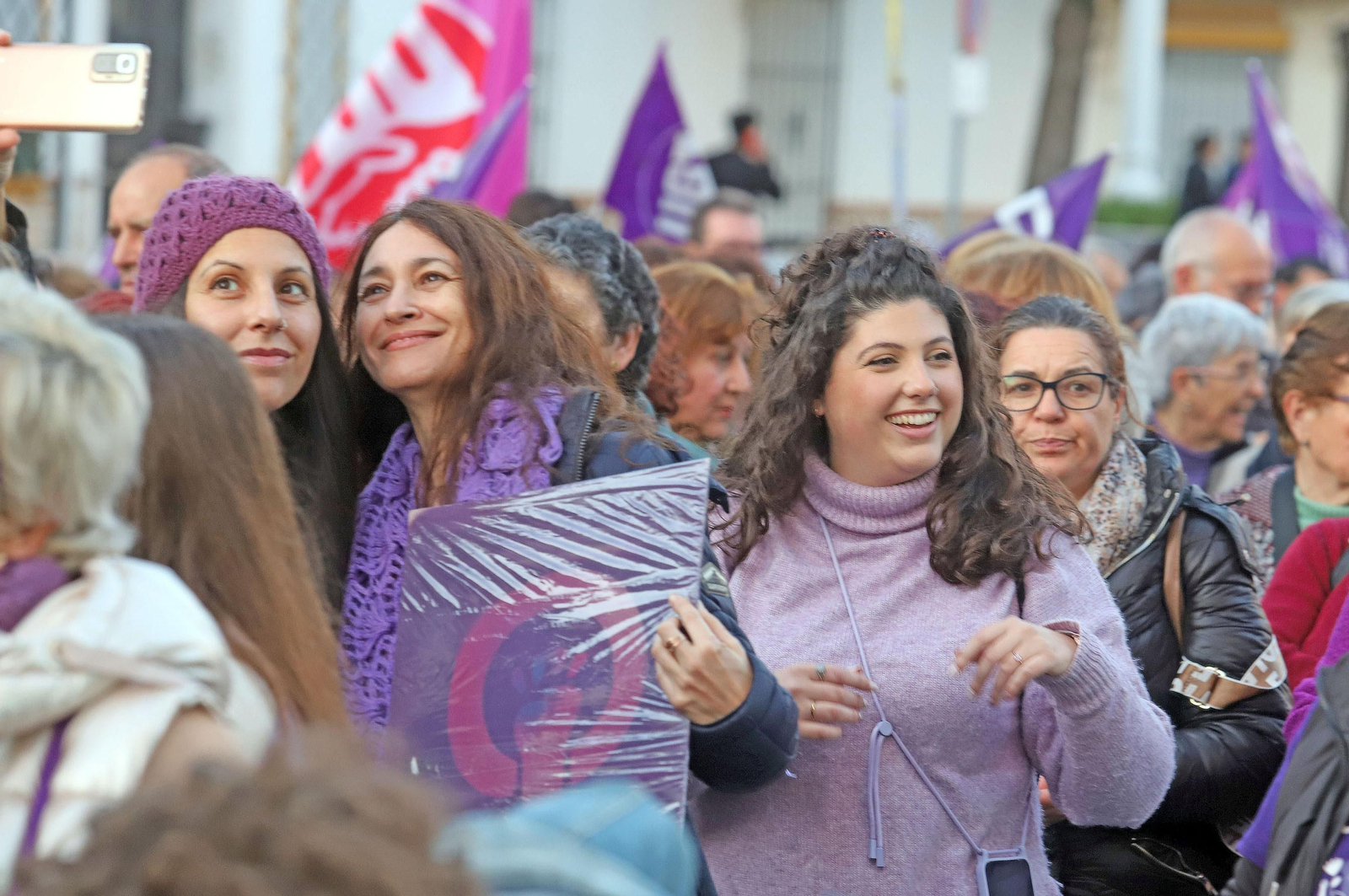 Imágenes de la manifestación del 8 de marzo, Día Internacional de la Mujer