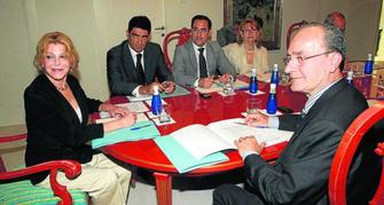 Imagen de la última reunión del patronato encargado de la gestión del Museo Thyssen.