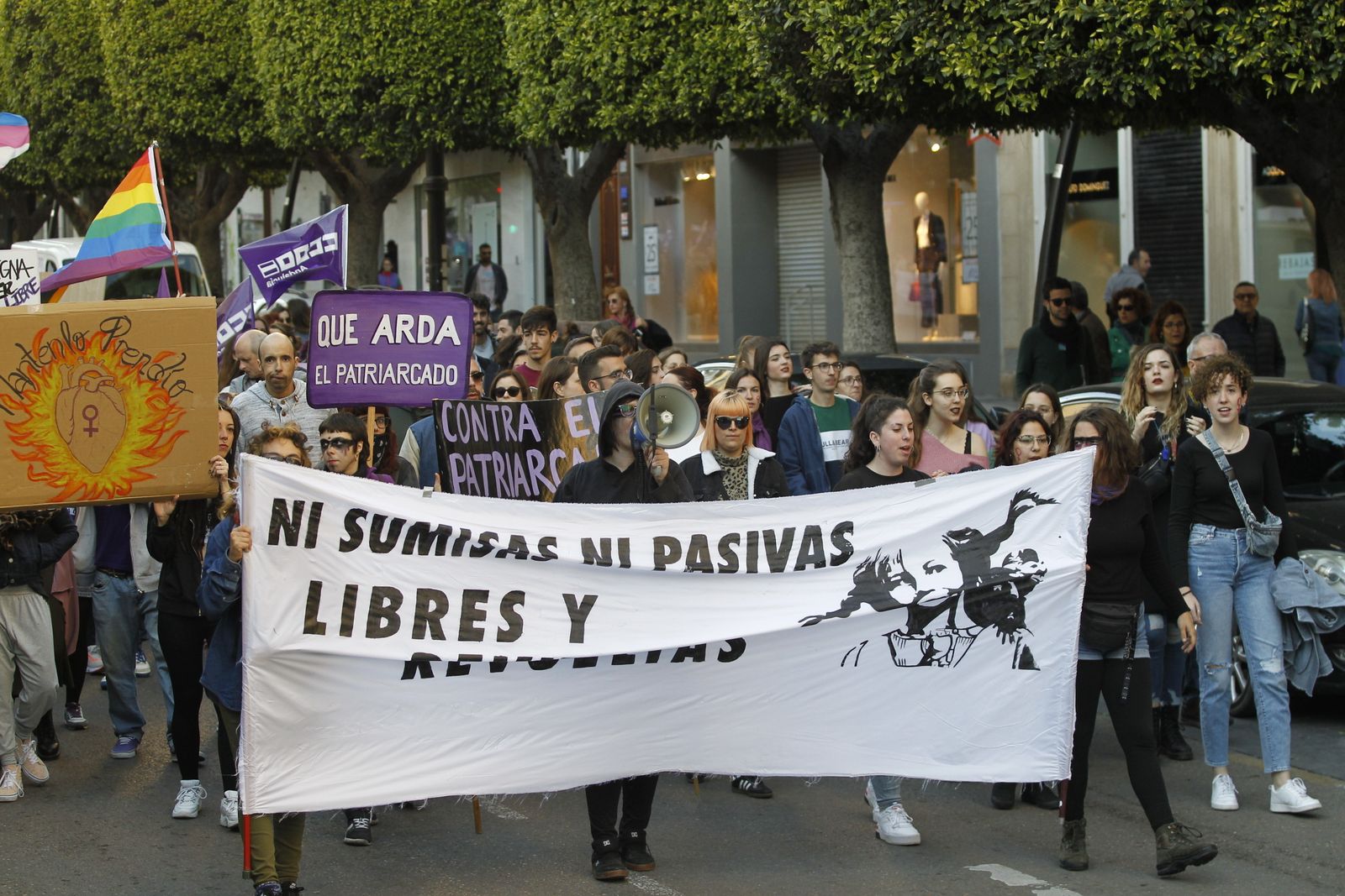 Fotogalería manifestación Día Internacional de la Mujer