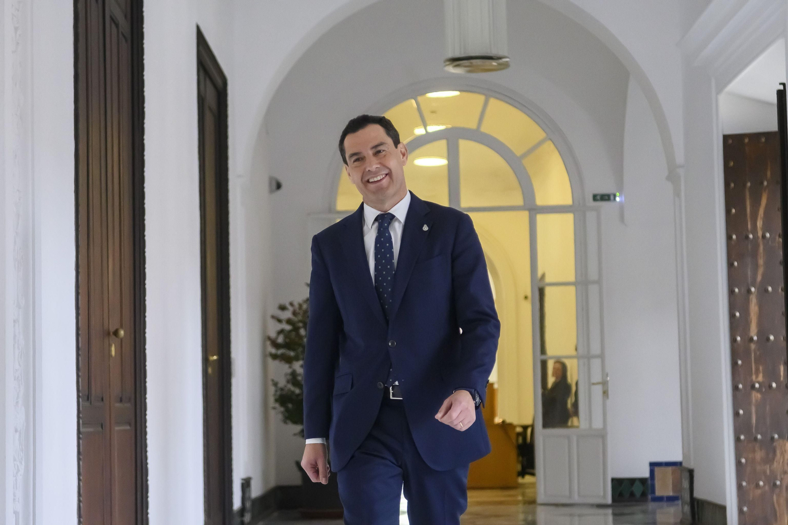 El presidente de la Junta de Andalucía, Juan Manuel Moreno.