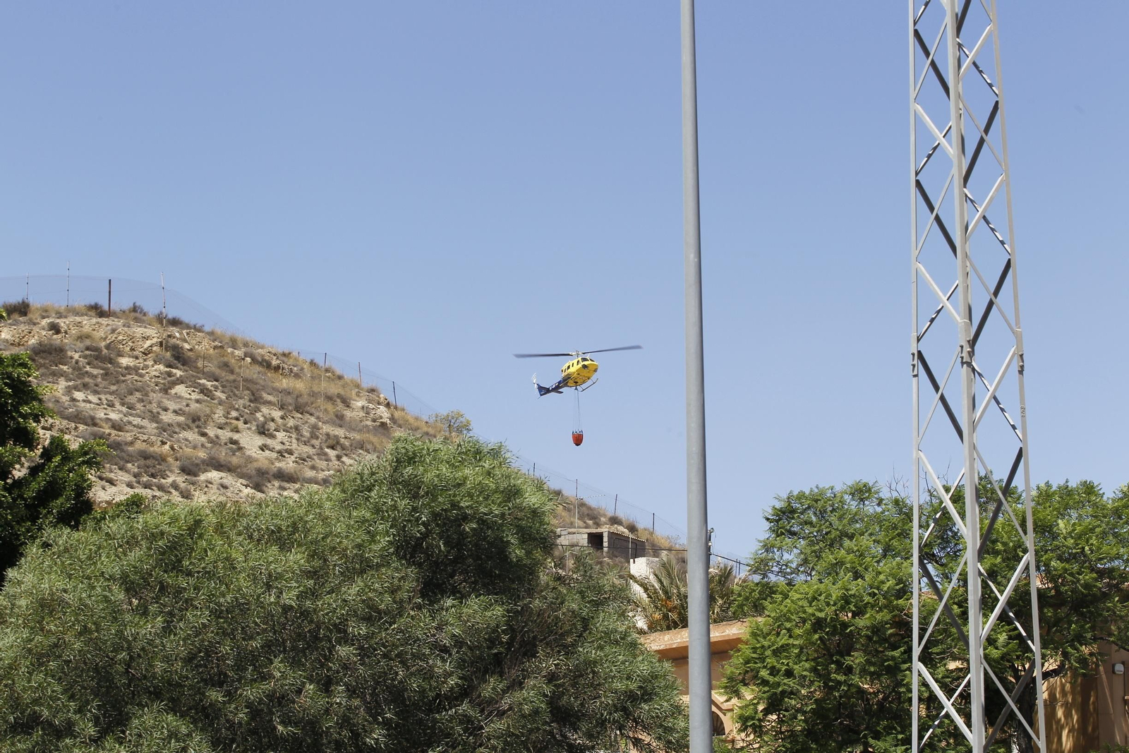 Fotogalería incendio forestal Paraje Majada del Aguilón. Huércal de Almería