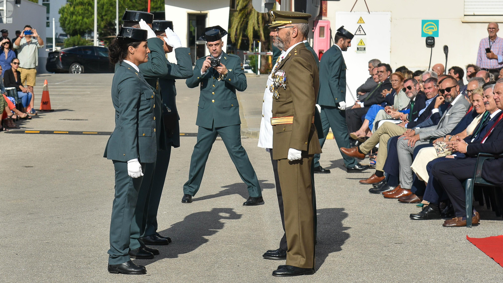 Fotos del acto por el 179 aniversario de la creación de la Guardia Civil en la Comandancia de Algeciras