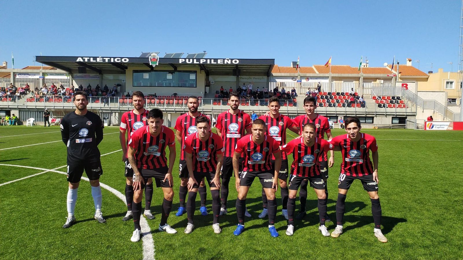 Once inicial del Pulpileño de la pasada jornada.
