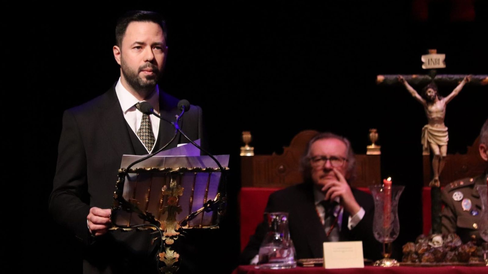 Luis Javier López, presentador del pregonero de la Semana Santa de Granada 2026