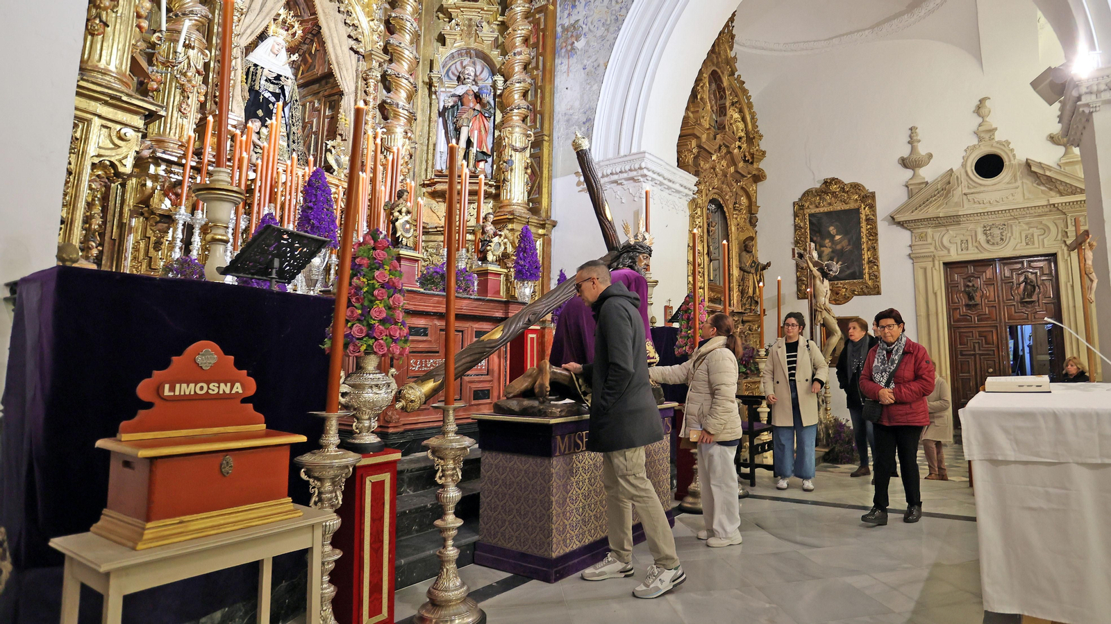 Besapiés y besamanos del primer viernes de marzo de la cuaresma de Jerez