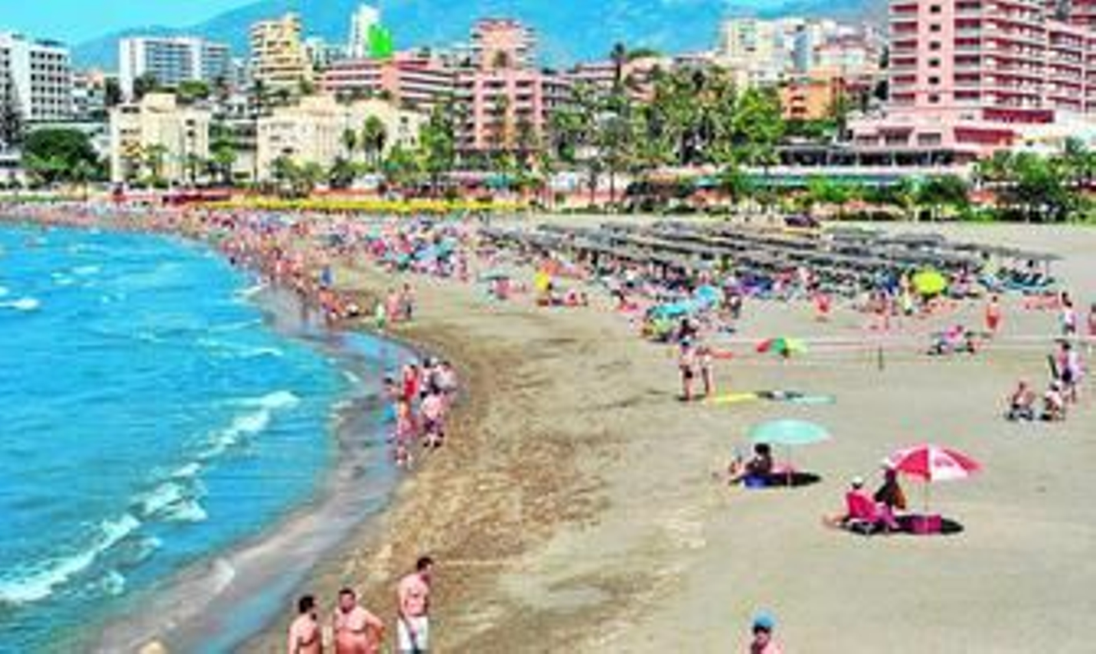 Playa de Malapesquera, en Benalmádena.