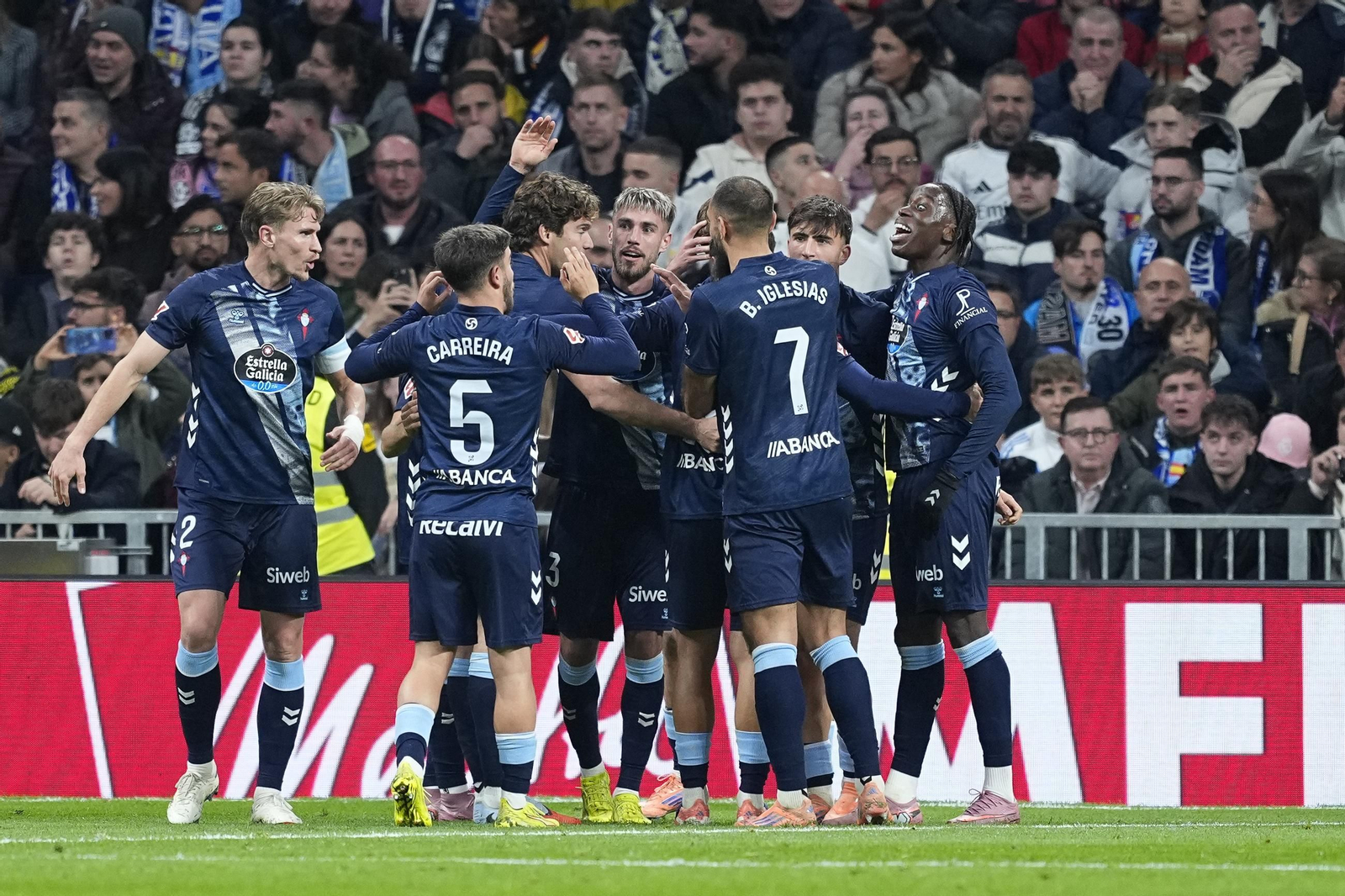 Las fotos de la derrota del Real Madrid contra el Celta