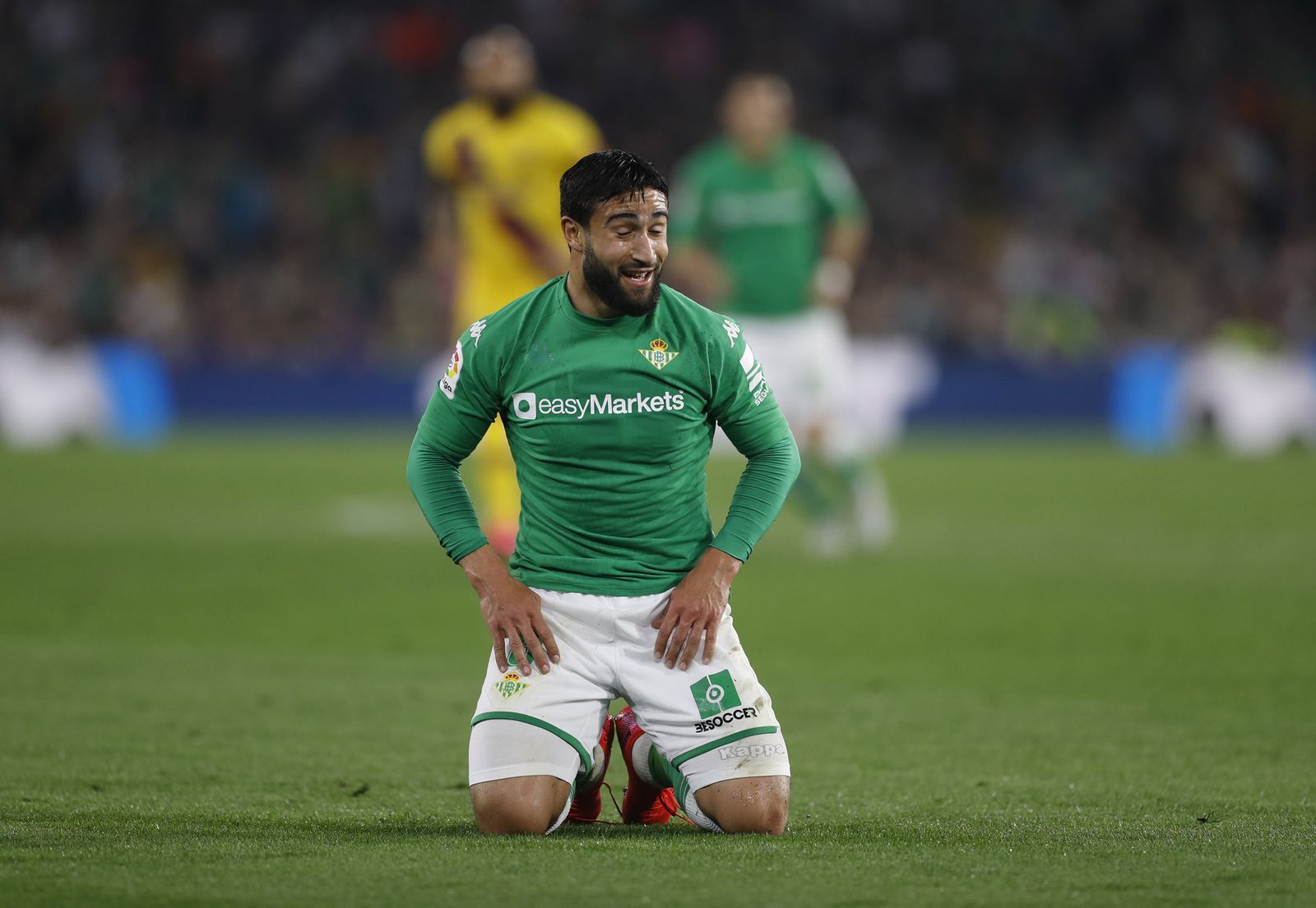 Fekir, en un momento del partido.