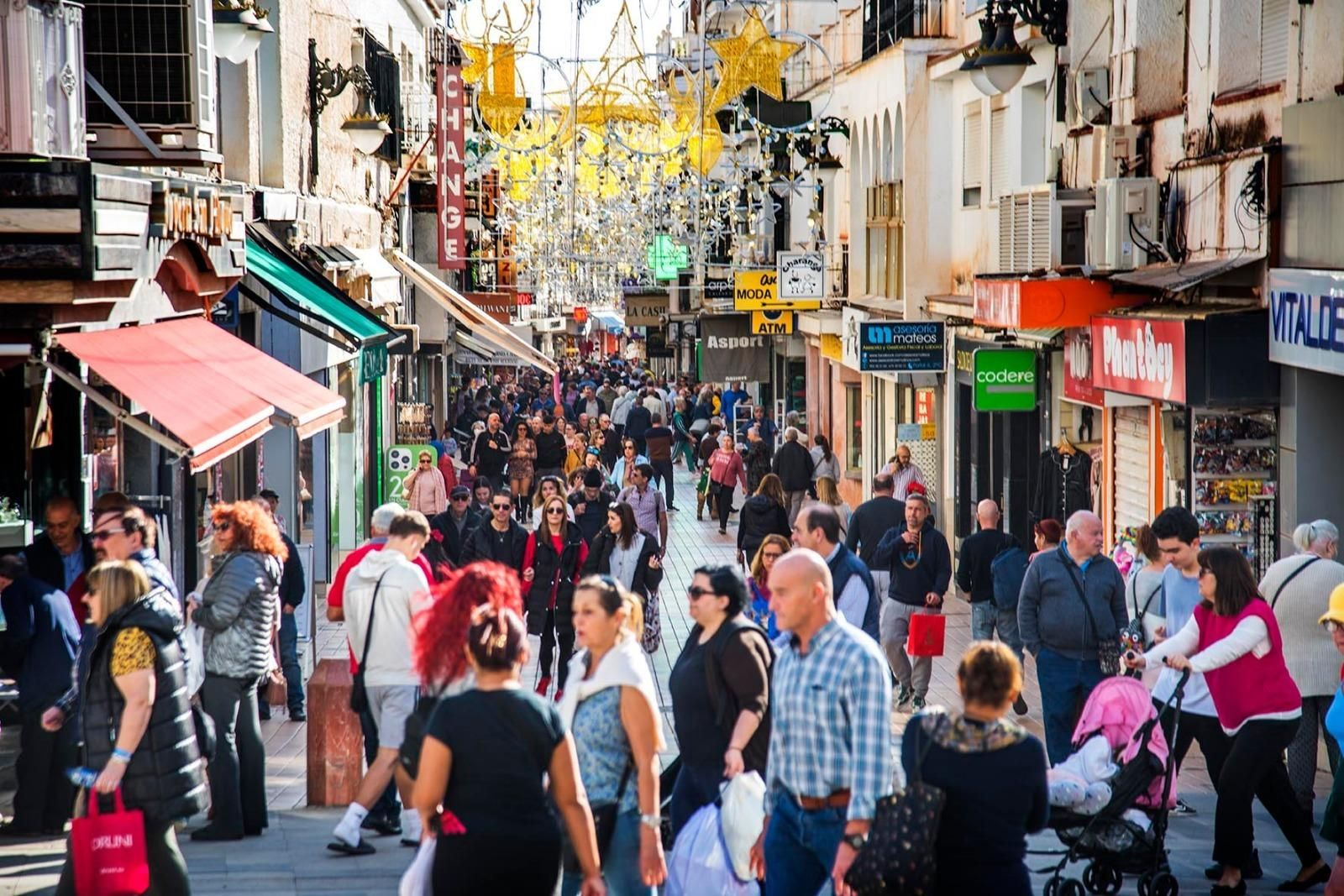 La calle San Miguel de Torremolinos.