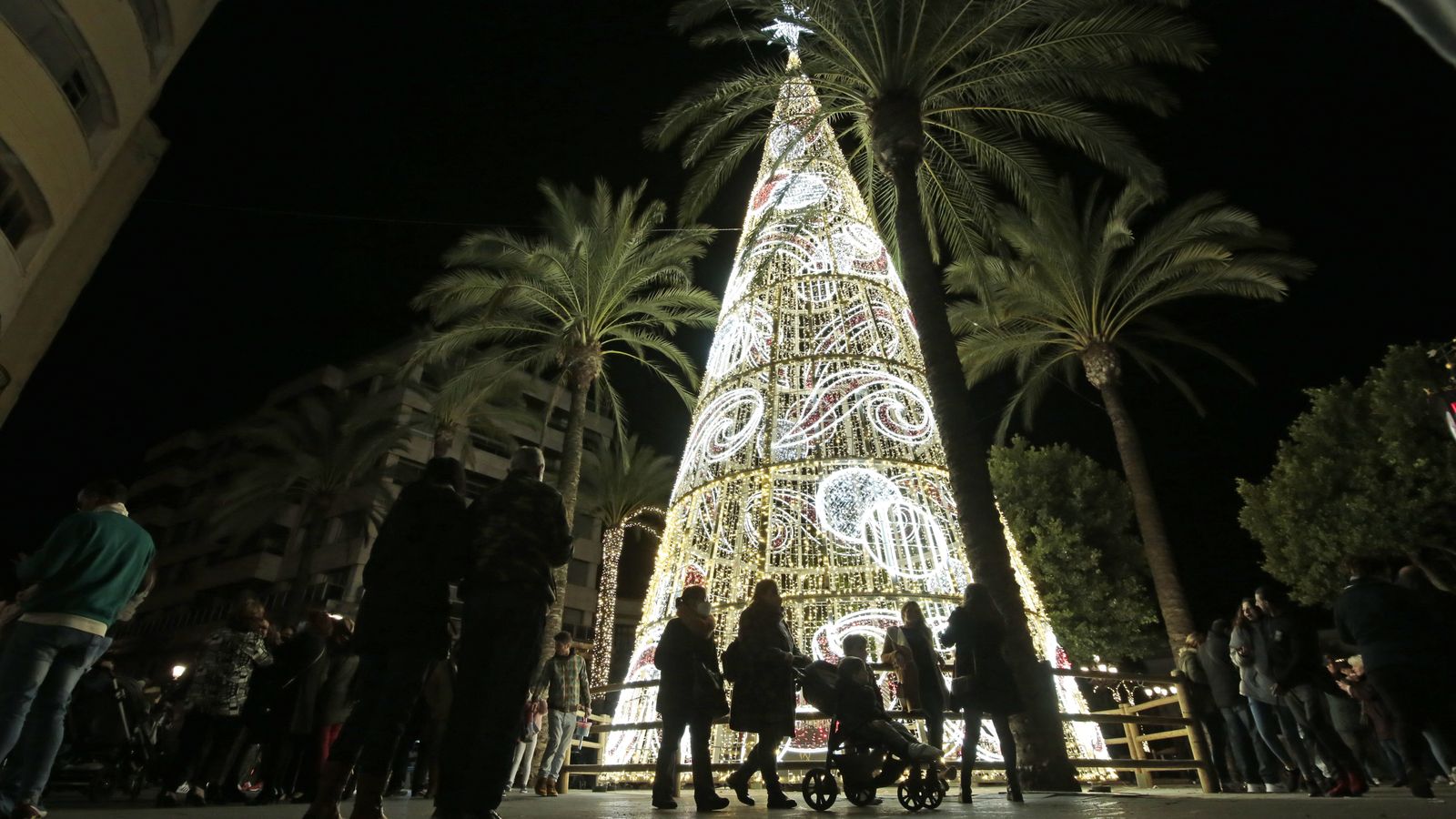Jerez inaugura su alumbrado navideño