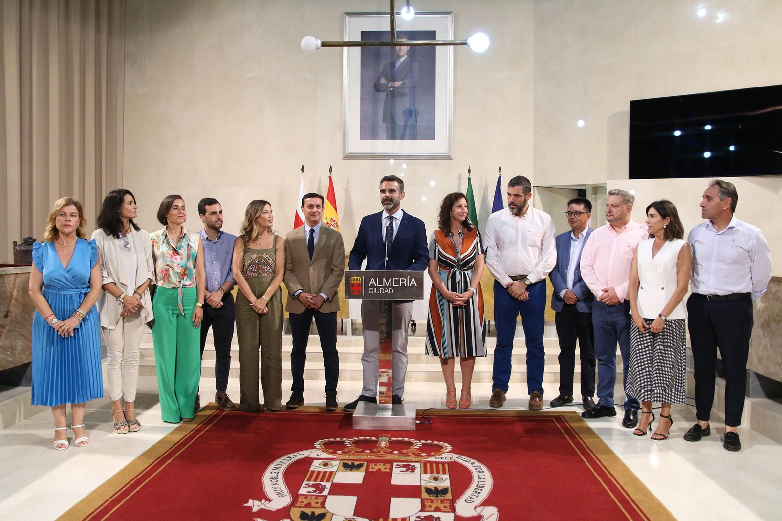 Las imágenes de la despedida de Ramón Fernández-Pacheco como alcalde de Almería