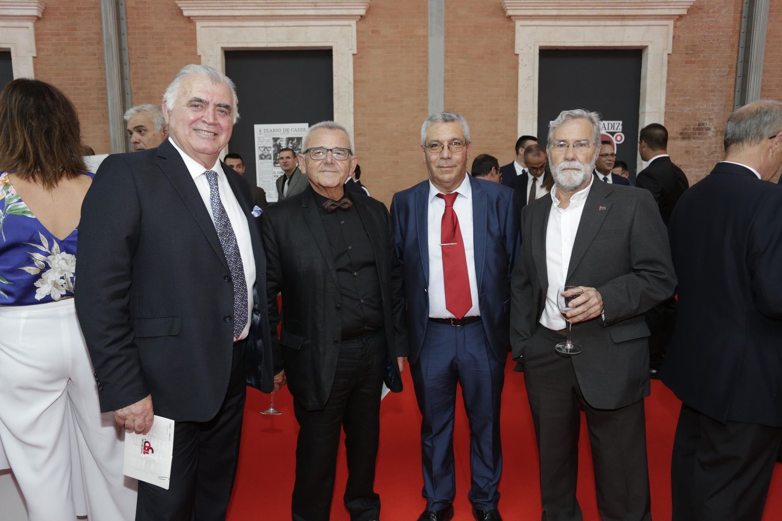 Ramón Dávila, Manuel Muñoz Fossati, Juan Carlos Gavira y Juan Romero.