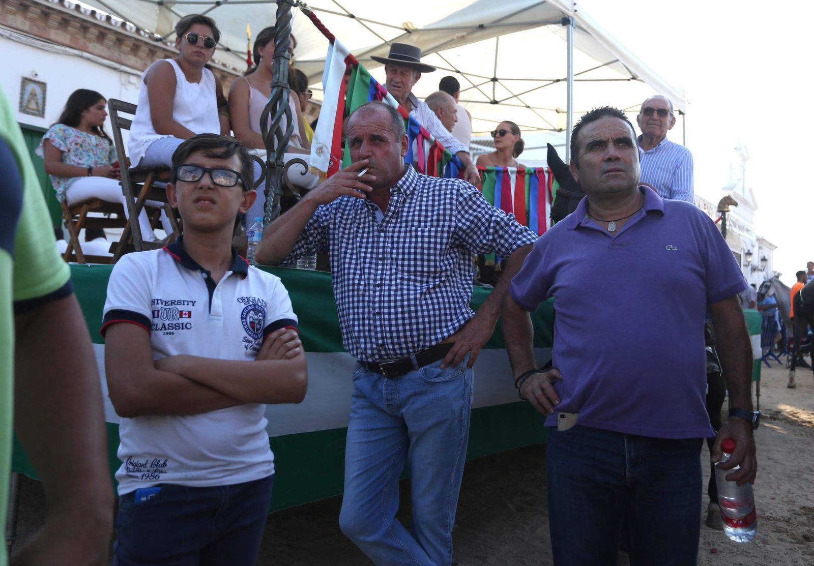 Las imágenes de la carrera de cintas a caballo
