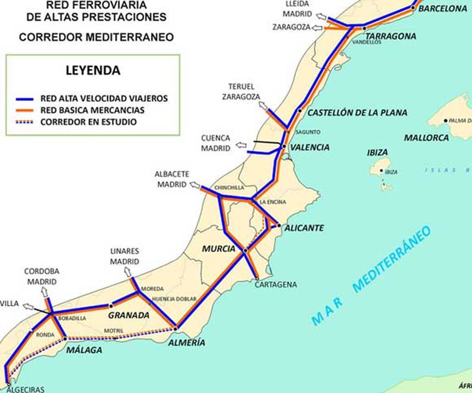 Fomento incluirá el Corredor del Mediterráneo en los Presupuestos de 2013