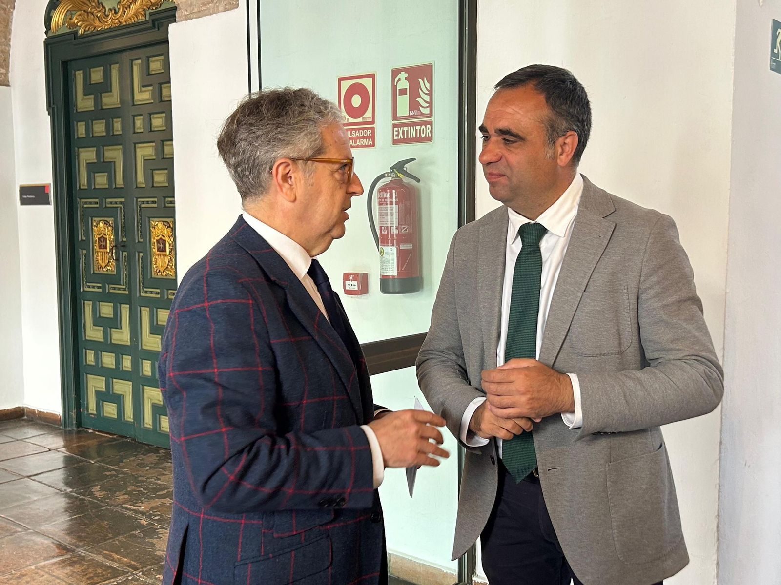 Los presidentes de las diputaciones de Córdoba y Granada.