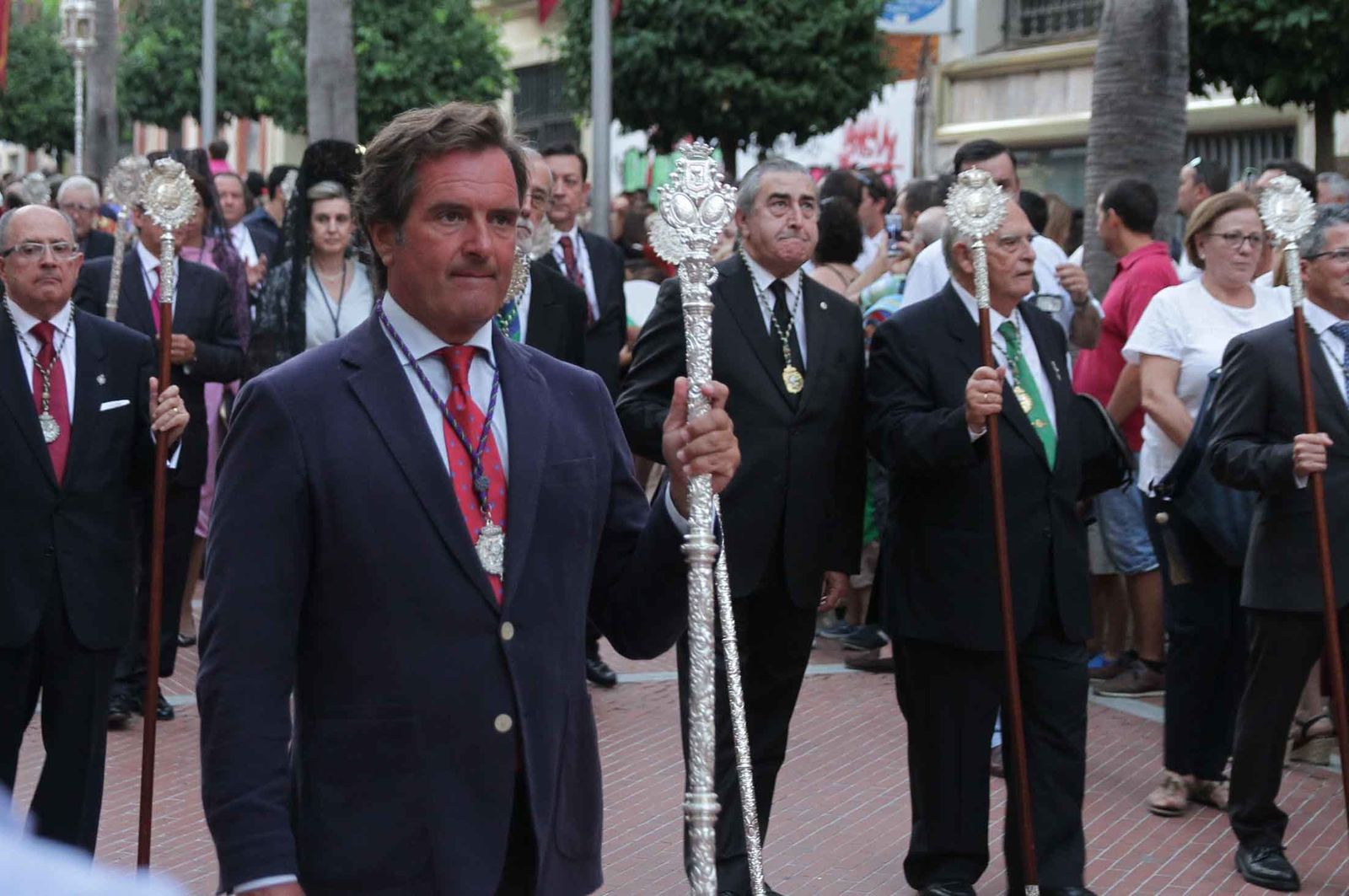 Imágenes del Señor de Pasión en la procesión del centenario de la hermandad