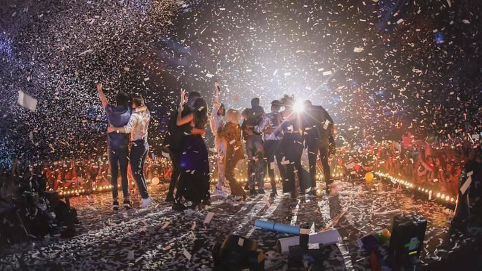 Confeti y aplausos en una gala de 'Operación Triunfo'